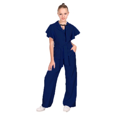 Брюки школьные для девочки Terrateen 0367РБР темно синие 1